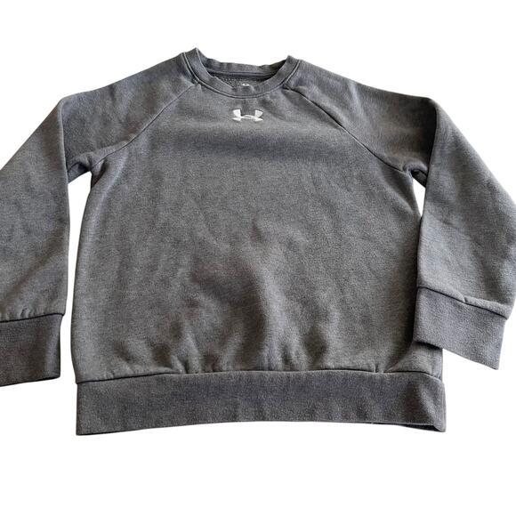 Under Armour Boys Gray Crewneck Sweatshirt size YXS - Picture 1 of 6